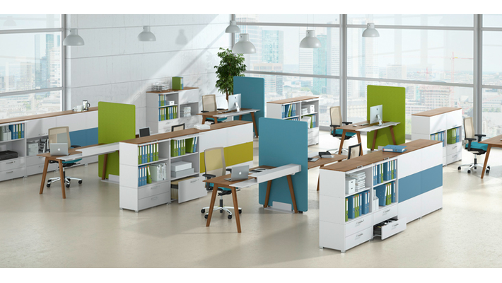 König+Neurath - Büromöbel für den Team-Arbeitsplatz bei KAUT-BULLINGER